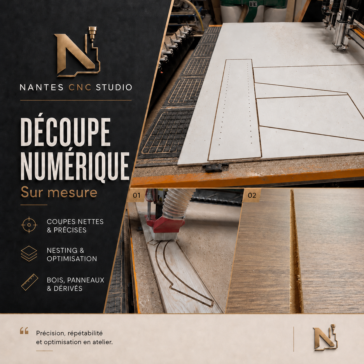 Découpe numérique CNC Nantes